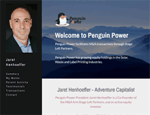 Tablet Screenshot of penguinpower.ca